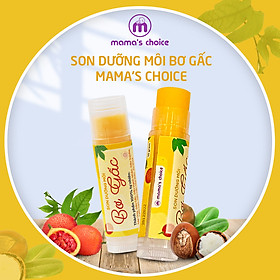 Son Dưỡng Môi Bơ Gấc Dưỡng Ẩm Chống Khô Nẻ Mama's Choice, An Toàn Cho Mẹ Bầu và Trẻ Sơ Sinh