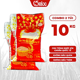 Gạo thơm hương Lài đặc sản - Túi 10kg - Gạo thượng hạng thơm dẻo