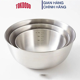 Mua Bộ 3 Bát Trộn Inox TOKDODO Rất Tiện Lợi  Đa Dạng Công Năng  An Toàn Khi Sử Dụng