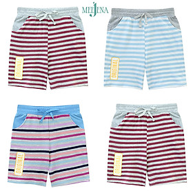 Quần Bé Trai Sọc Lưng Thun từ 20-24 kg - MEEJENA - 1134 - Đỏ đô - 6  20-24 kg