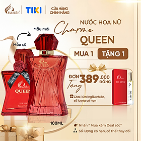 Nước Hoa Nữ CHARME QUEEN 10ml/100ml Lưu Hương Lâu Quyến Rũ, Gợi Cảm_Nước Hoa Chính Hãng - 100ml