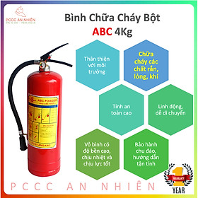 Mua Bình chữa cháy bột ABC MFZL4-4kg