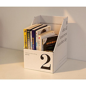 Mua SHIP HỎA TỐC Hộp giấy hộp lưu trữ đựng hồ sơ A4 bằng carton con số giúp tối ưu không gian làm việc