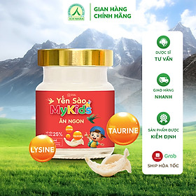 Yến Sào Mykids Ăn Ngon giúp bé ăn ngon, tăng sức đề kháng - Dạng lọ 70ml