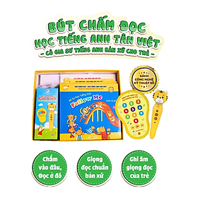 Bút Chấm Đọc - Học Tiếng Anh Tân Việt - Đánh Thức Năng Lực Phi Thường Từ Trẻ Thơ - Phiên Bản 5 Sách (Dành Cho Trẻ Từ 0 Đến 6 Tuổi)