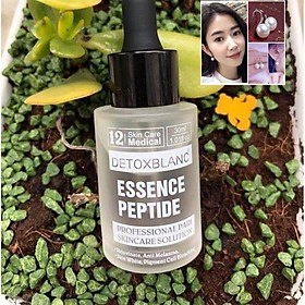 Serum Giảm Và Làm Mờ Nám, Tàn Nhang Trắng Da Detox BlanC Essence Peptide(30ml) +Tặng kèm Hoa Tai Ngọc Trai Cực Xinh - Đánh Bay Thâm Nám, Tàn Nhang Lâu Năm, Dưỡng Trắng Da Hiệu Quả