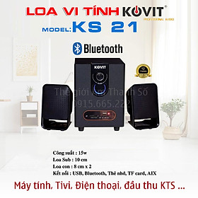 Mua Loa vi tính Kovit KS 21 - Có bluetooth - Kết nối Máy tính  laptop  điện thoại  tivi  đầu thu KTS - Hàng Chính Hãng