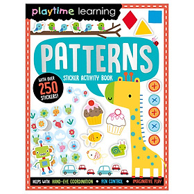 Hình ảnh sách Sách tương tác sticker – Đi tìm quy luật chung - Patterns (Sticker activity book)