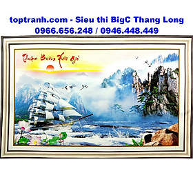 Mua Tranh thêu chữ thập thuận buồm xuôi gió cỡ nhỏ 223113 chưa thêu