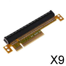 9xPCI  Riser Card PCI E X8 to X16 Slot Adapter Converter Board
