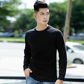 Áo thun nam tay dài mặc thu đông giữ nhiệt chất cotton, áo giữ nhiệt nam co giãn, 5 màu lựa chọn, size áo từ 40-80kg, không bị bai xù khi giặt máy