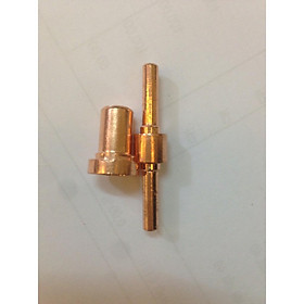 Mua Bép cắt plasma 40A loại dài - Bép cắt PT31 đồng đỏ (1 bộ gồm chụp bép cắt+ điện cực)