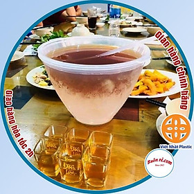 Bộ bát đựng ướp rượu, ướp lạnh trái cây Tặng kèm muỗng múc Việt Nhật -Dụng cụ ướp lạnh hoa quả, trái cây br01329