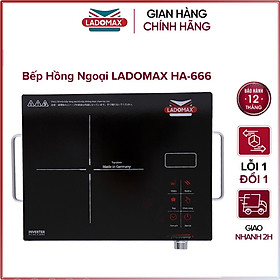 Mua Bếp hồng ngoại đơn Ladomax HA-666 - Khung inox  Điều khiển cảm ứng - Hàng chính hãng