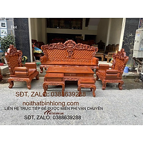 Bộ bàn ghế hoàng gia gỗ hương đá VIP - Đồ Gỗ Bình Long 0388639288