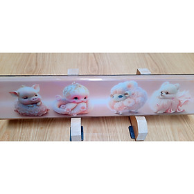Mua Kê tay bàn phím - Kê tay bàn phím resin - Hình 12 con giáp design màu hồng