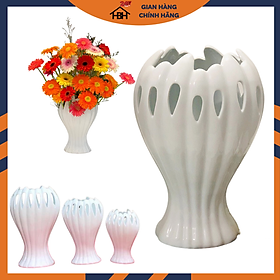 Mua LỌ HOA BÀN TAY PHẬT Gốm sứ Bát Tràng - Lọ trang trí - Bình trang trí - Bình cắm hoa siêu đẹp - 28cm