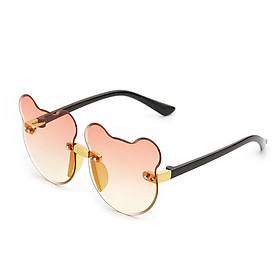 Cartoon Cat Ear Sunglasses Traveling Kids UV Protection Resin Lens Glasses
