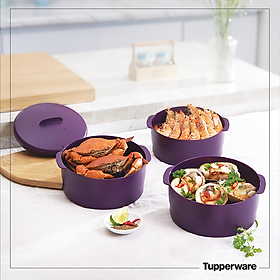 Mua Xửng hấp Steam It -TUPPERWARE CHÍNH HÃNG - Tím - 3 tầng