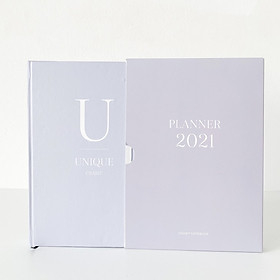 Sổ tay Planner 2021 Crabit Notebuck - Sổ Kế hoạch 2021 Bìa cứng - Lịch năm, tháng, tuần, trang dot, bản đồ Việt Nam