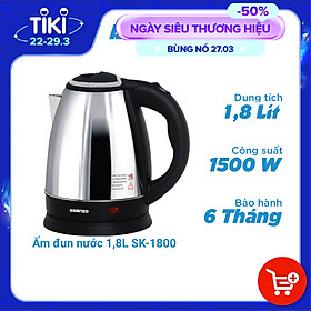 Bình Đun Siêu Tốc INOX 1.8L SK1800