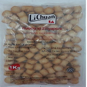 Chả Cá Mô Phỏng Sò Điệp Viên Sò Điệp Gói 1kg 95 viên - Thương hiệu Lichuan