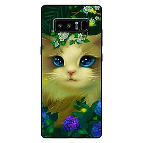 Ốp lưng dành cho samsung galaxy note 8 / note 9 / note 10 / note 10 plus - mèo mắt xanh