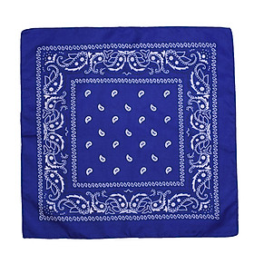 Bộ sưu tập khăn vuông cotton bandana turban XO Vintage BDN01 54x54cm - BDN01.10 Xanh coban