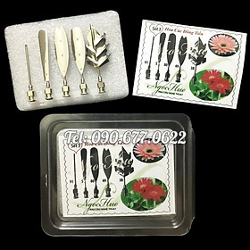 Mua Bộ 5 dụng cụ làm thạch rau câu 3D – Set 3 – Bộ làm hoa cúc đồng tiền – Mã số 1220