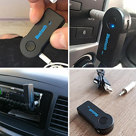 Mini Car 3.5mm  AUX Audio Wireless Bluetooth Receiver Handsfree Speaker