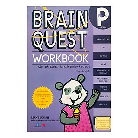 Sách Braint Quest Workbook Pre K  4 - 5 tuổi