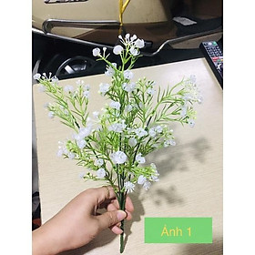 Mua ngọn đào đông gắn cành  cherry quả dài đỏ điểm bó hoa