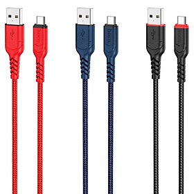Mua Cáp Sạc Nhanh Hoco X59 Cổng Micro 2.4A Dây Dù Dài 2m - Hàng Chính Hãng