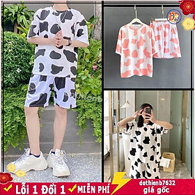 SÉT BỘ BÒ SỬA NGẮN THUN LẠNH PHONG CÁCH UNISEX NAM NỮ,ĐỒ BỘ MẶC NHÀ CUTE,CHẤT LIỆU MÁT MẼ THOẢI MÁI THỂ HIỆN CÁ TÍNH -  JINS STORE