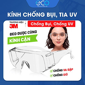 Kính bảo hộ 3M Tour-Guard V – Đeo ngoài kính cận, chống bụi, tia uv, đọng sương