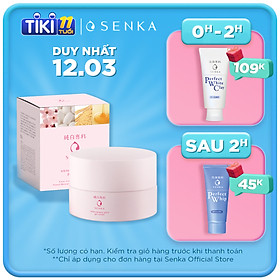 Kem Dưỡng Trắng Da Ban Đêm Senka White Beauty Glow Gel Cream 50g