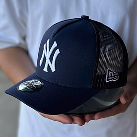 Nón kết, mũ lưỡi trai N.Y vải kaki phối lưới form chuẩn thời trang siêu đẹp