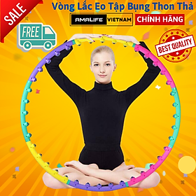 Vòng Lắc Eo Giảm Mỡ Bụng, Vòng Lắc Eo Thon Massage Giảm Mỡ Bụng - Hàng Chính Hãng (màu ngẫu nhiên)