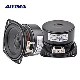 Aiyima 2pcs loa di động âm thanh 3 inch Color: 8 Ohm Speaker