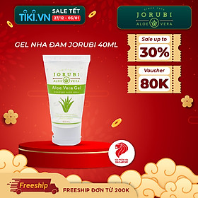 Gel dưỡng ẩm làm dịu da chiết xuất nha đam Jorubi 40ml