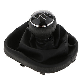Nice 6  Gear Shift Knob Stick Lever Gaiter Boot PU Cover for VW TOURAN