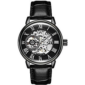 Sweetbless Wristwatch Men’s Royal Classic Roman Index Hand-Wind Mechanical Watch