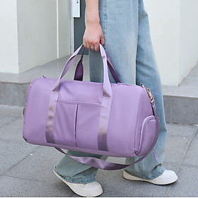 Túi trống túi xách du lịch đựng đồ thể thao tập gym, yoga, đá bóng nam nữ có ngăn đựng giày ngăn chống nước