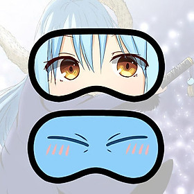 Bịt mắt Tensei shitara Slime Datta Ken miếng che mắt ngủ in hình anime chibi mẫu ngẫu nhiên