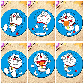 Huy hiệu in hình anime Doremon Chú Mèo Máy Đến Từ Tương Lai anime chibi dễ thương huy hiệu cài áo (MẪU GIAO NGẪU NHIÊN)