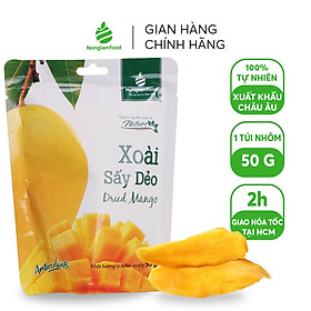 Xoài sấy dẻo Nonglamfood 75g | Ăn vặt tốt cho sức khỏe | Đồ ăn vặt | Trái cây sấy dinh dưỡng