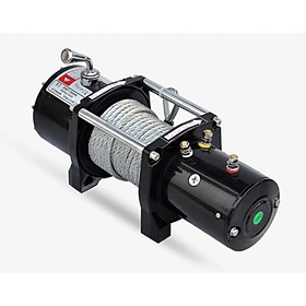 Tời Cứu Hộ Ô Tô ABG 12V 12000 LBS- Tời Ắc Quy Sử Dụng Để Cứu Hộ Ô Tô, Nâng Hạn Vật Nặng Chạy Điện Ắc Quy 12v - Hàng Chính Hãng