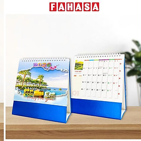 Lịch Bàn Chữ A 2026 - Biển & Resort - Văn Khoa