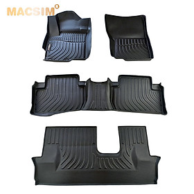 Thảm lót sàn xe Mitsubishi Outlander 2014-2021 nhãn hiệu Macsim TPE- 3 hàng ghế
