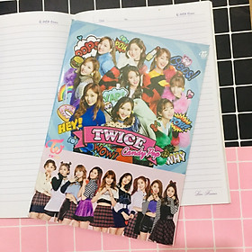 Vở viết . Tập viết kẻ ngang COMBO 2 QUYỂN TWICE